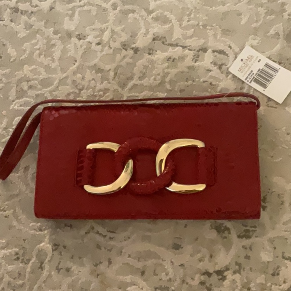 NWT Michael Kors red bag